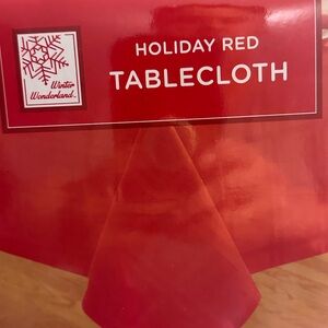 🆕Holiday Red Tablecloth